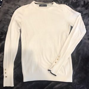 Zara knit white sweater